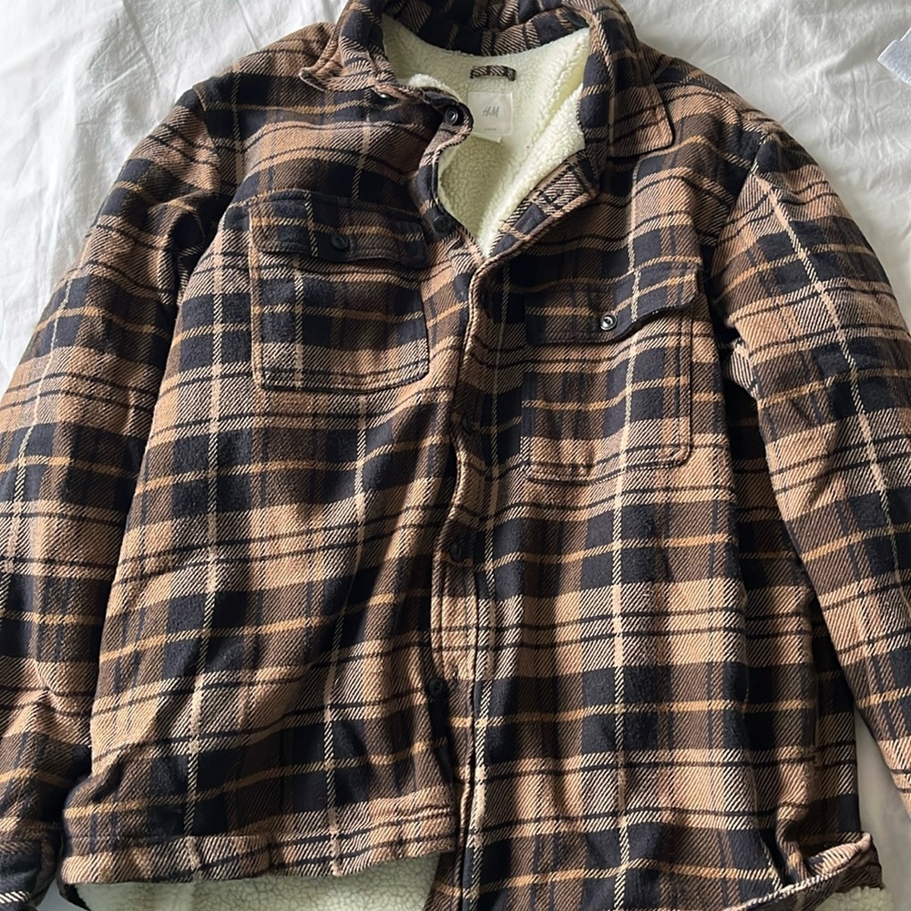 H & M Sherpa Flannel